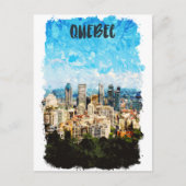 Quebec Canada stadsgezicht Briefkaart (Voorkant)