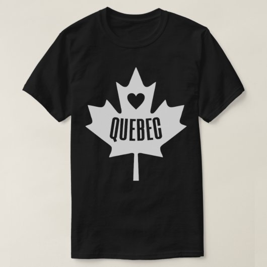 Quebec Canada T-shirt (Design voorkant)