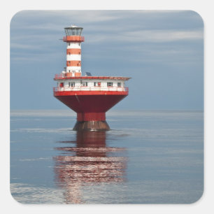 Quebec, Canada. Tadoussac. Vierkante Sticker