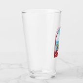 Quebec Canada Travel Art Vintage Glas (Rechts)