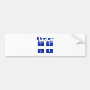 Quebec Canada-wapenschild Bumpersticker