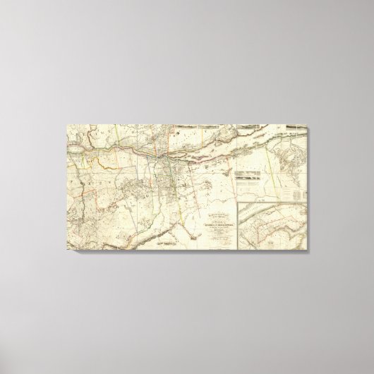 Quebec, Canafa Canvas Afdruk (Voorkant)