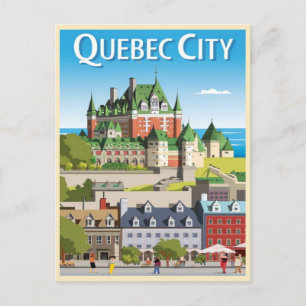 Quebec City Canada Briefkaart