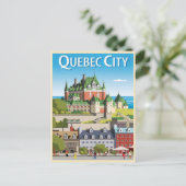 Quebec City Canada Briefkaart (Staand voorkant)