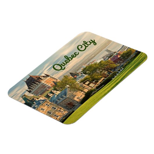 Quebec City Canada gestileerd Magneet (Linkerzijde)