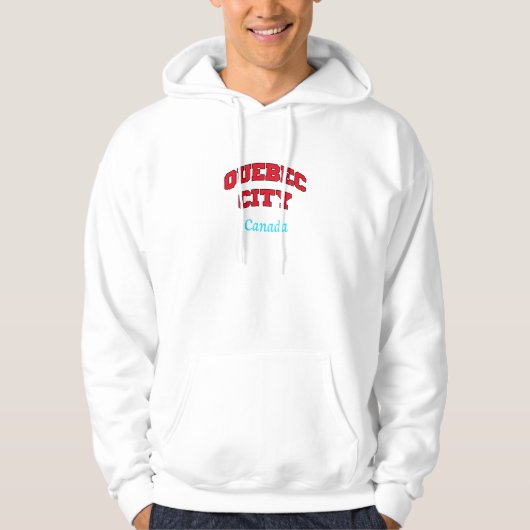 Quebec City Canada Hoodie (Voorkant)