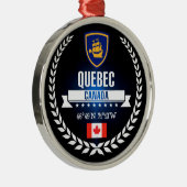 Quebec City Metalen Ornament (Rechts)