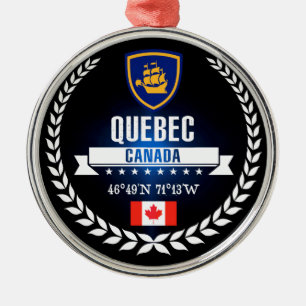 Quebec City Metalen Ornament