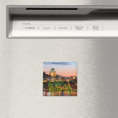 Quebec City-nacht Magneet (Insitu (Vaatwasser))