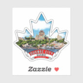 Quebec City, Quebec Canada Sticker (Vel)