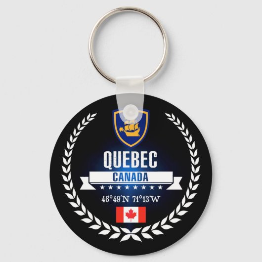 Quebec City Sleutelhanger (Voorkant)