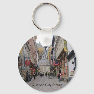 Quebec City Street Sleutelhanger