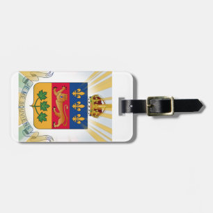 Quebec Coat of Arms Bagagelabel