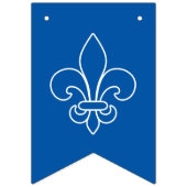 Québec drapeau fleur de lys Délicat becomes Québec (Premier drapeau)