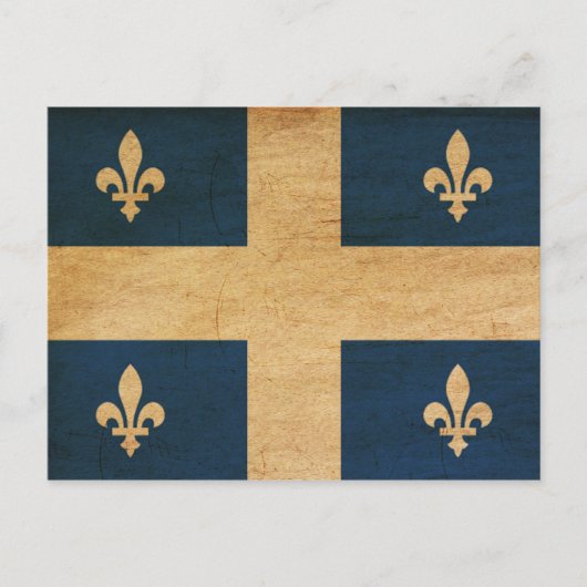 Quebec Flag Briefkaart (Voorkant)