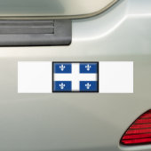 Québec Flag Bumpersticker (Op auto)