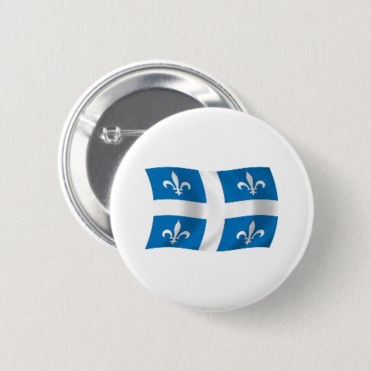 Quebec Flag Button (Voorkant /achterkant)