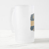 Quebec Flag Matglas Bierpul (Voorkant links)