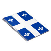 Quebec Flag Notitieboek (Rechterzijde)