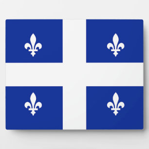 Quebec Flag Plaque Fotoplaat