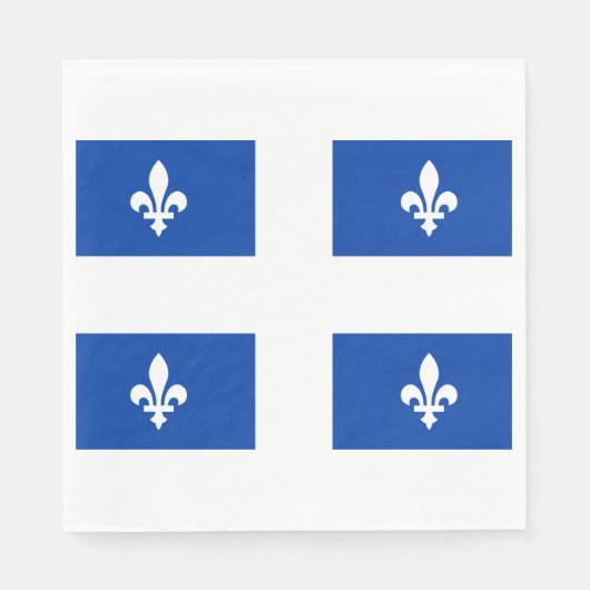 Quebec Flag Servet (Voorkant)