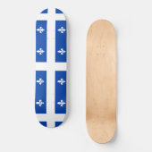 Quebec Flag Skateboard (Voorkant)