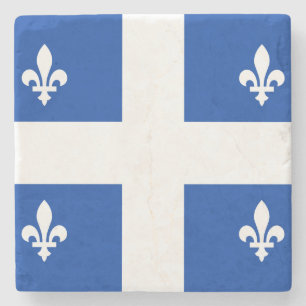 Quebec Flag Stenen Onderzetter