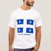 Quebec Flag T-shirt (Voorkant)