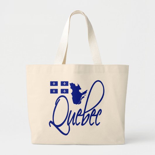 Quebec Grote Tote Bag (Voorkant)
