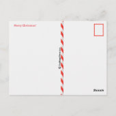 Quebec Kerstmis Briefkaart (Achterkant)