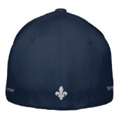Quebec Libre Fleur de Lis Symbol Personalize it! Geborduurde Pet (Achterkant)