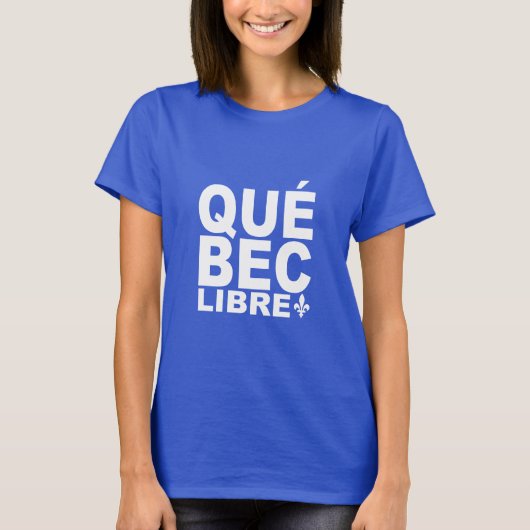 Québec Libre T-shirt (Voorkant)