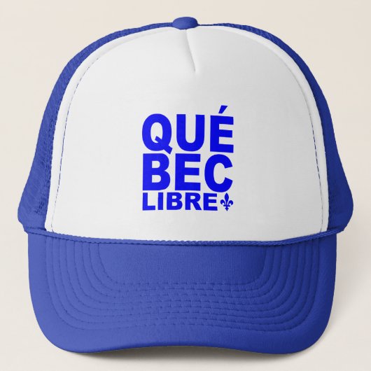 Québec Libre Trucker Pet (Voorkant)