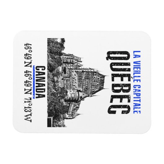 Québec Magneet (Horizontaal)