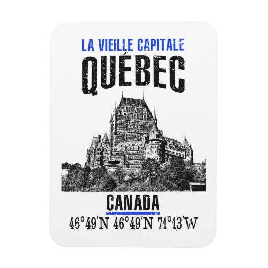 Québec Magneet (Verticaal)