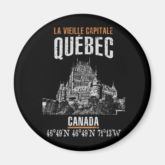 Québec Magneet (Voorkant)