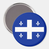 quebec magnet magneet (Voorkant / Achterkant)