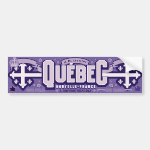 Québec. Nouvelle-France Bumpersticker