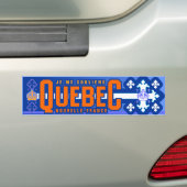 Québec. Nouvelle-France Bumpersticker (Op auto)