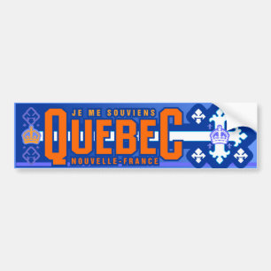 Québec. Nouvelle-France Bumpersticker