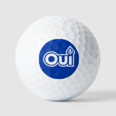 Quebec OUI Golfballen (Voorkant)