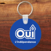 Quebec OUI Onafhankelijkheid Sleutelhanger (Voorkant)