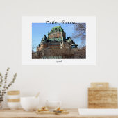 Québec, Quebec, Canada poster (Keuken)