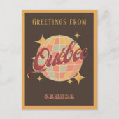 Québec Québec Carte postale Rétro Canada (Devant)