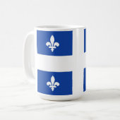 quebec - regio canada - vlag koffiemok (Voorkant links)