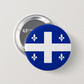 quebec ronde button 5,7 cm (Voorkant /achterkant)