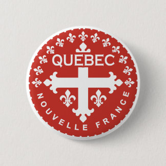 Québec Ronde Button 5,7 Cm