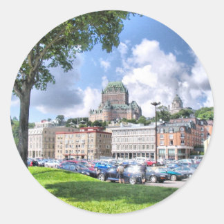 Quebec Ronde Sticker
