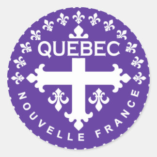 Québec Ronde Sticker