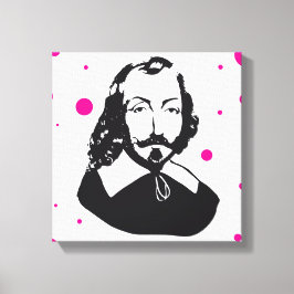 Québec Samuel de Chamclear 1608 Pois Roos Français Canvas Afdruk